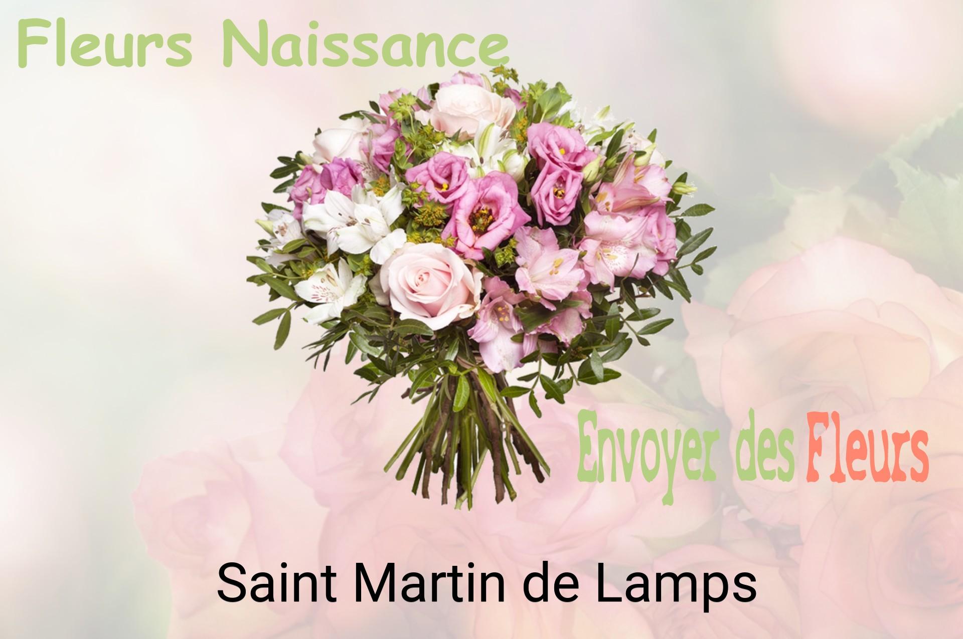 Bouquet de fleurs de naissance livré à Saint-Martin-de-Lamps